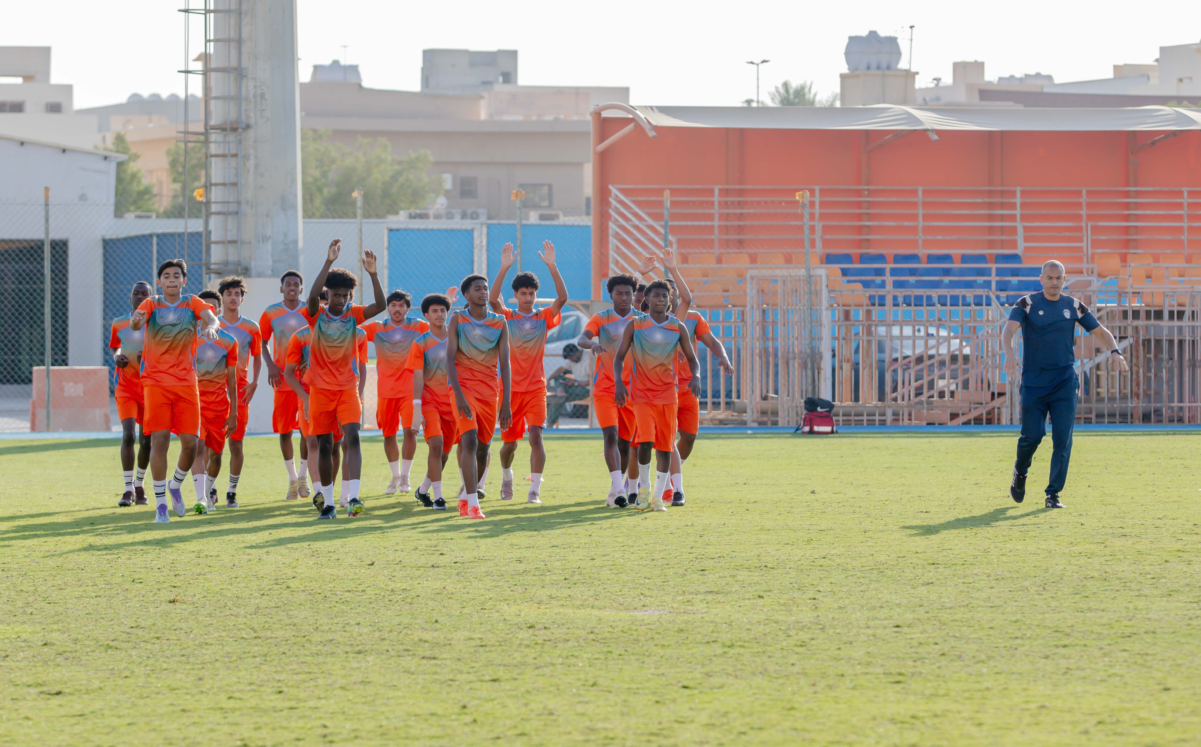 الفيحاء تحت 17 سنة يجري تمرينه الرئيس لمواجهة نظيره نادي الانصار