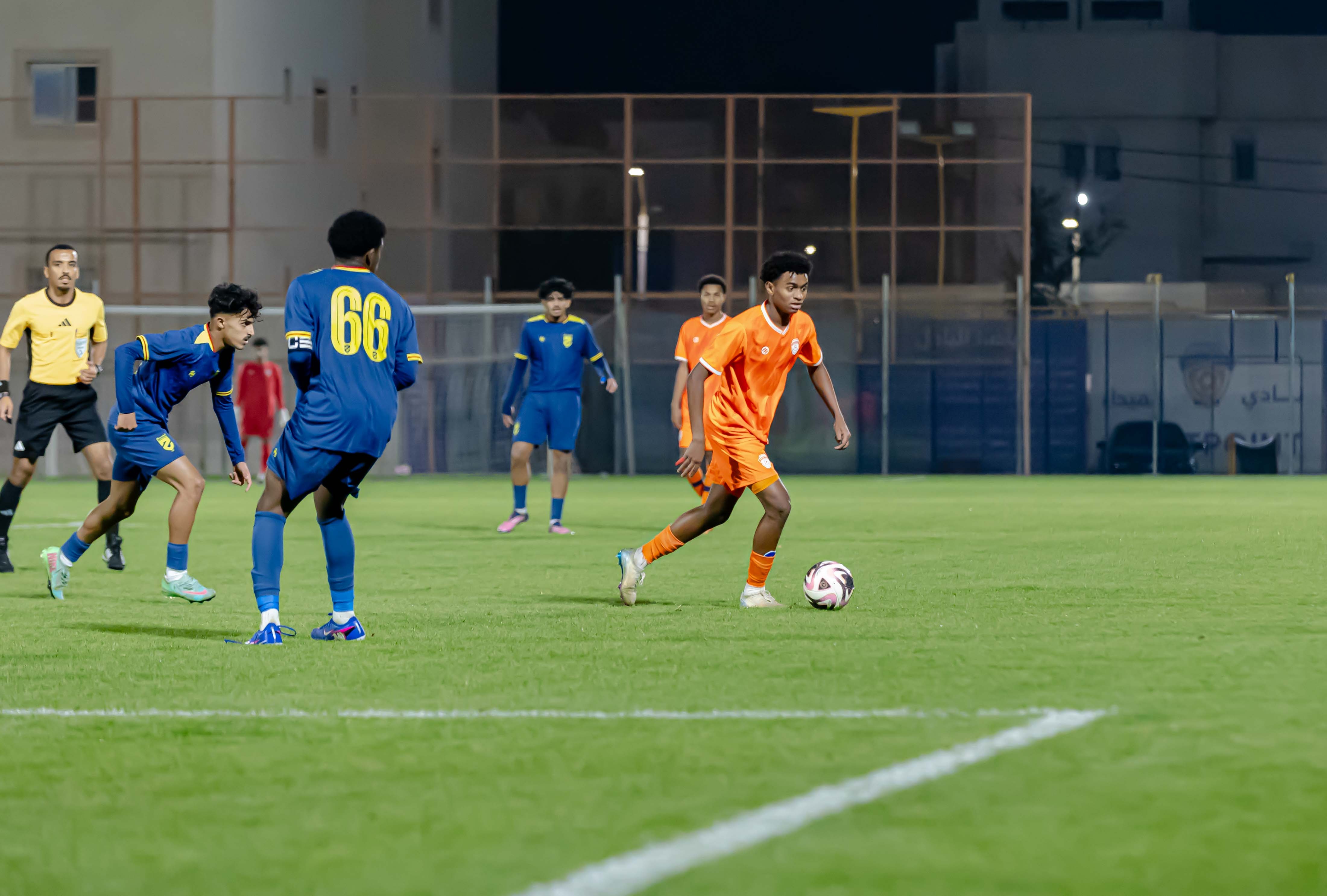 الفيحاء تحت 18 سنة يتعادل ايجابياً مع نظيرة نادي الحزم