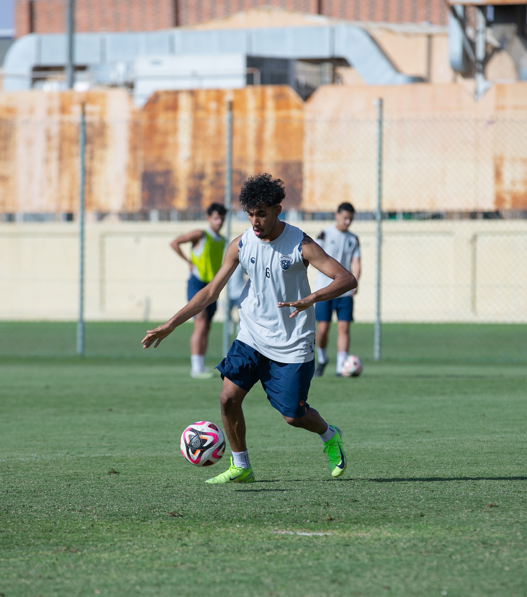 الفيحاء تحت 18 سنة يجري تمرينه الرئيس لمواجهة نظيره نادي النصر